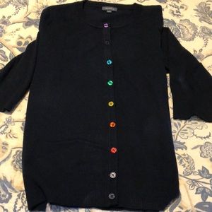 ModCloth rainbow button sweater